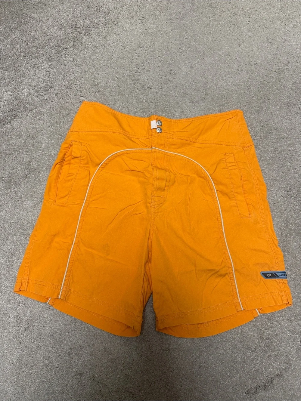 Bright Orange Active Shorts